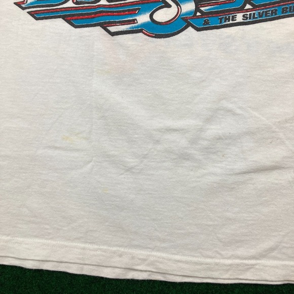 Vintage Bob Seger Shirt Mens L White 1996 Tour It's A Mystery Band Concert 90s - Picture 8 of 13